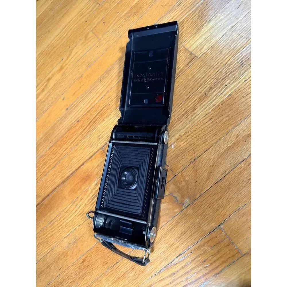 Vintage Zeiss Ikon Icarette 6x9 Folding Camera Body Bellows Parts Repair